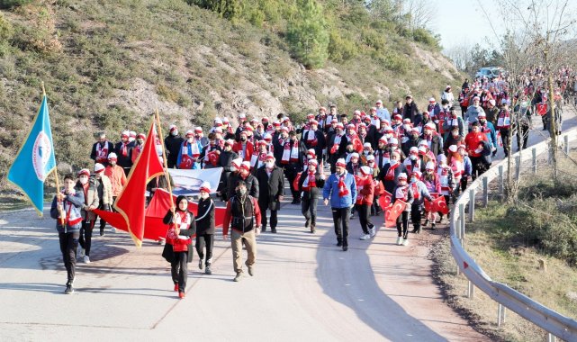 Sarıkamış şehitleri için yürüdüler