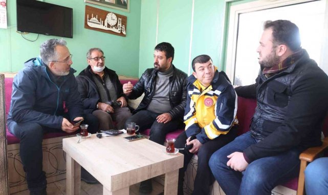 Savran'dan taksici esnafına ziyaret