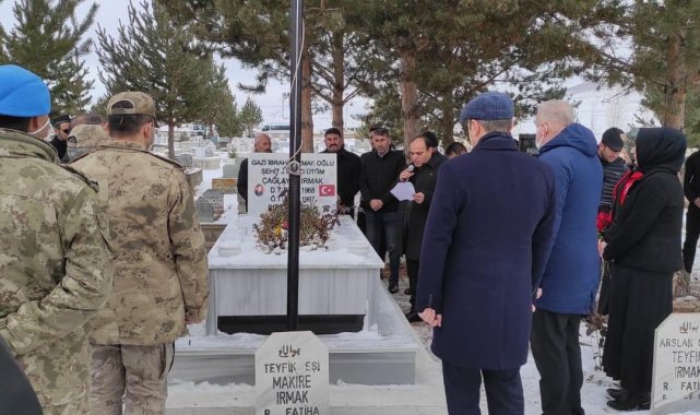 Şehit Çağlayan Irmak, şehadetinin 25. seneyi devriyesinde yad edildi