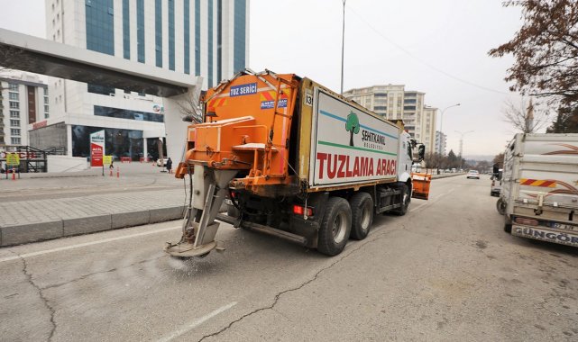 Şehitkamil'de kar seferberliği