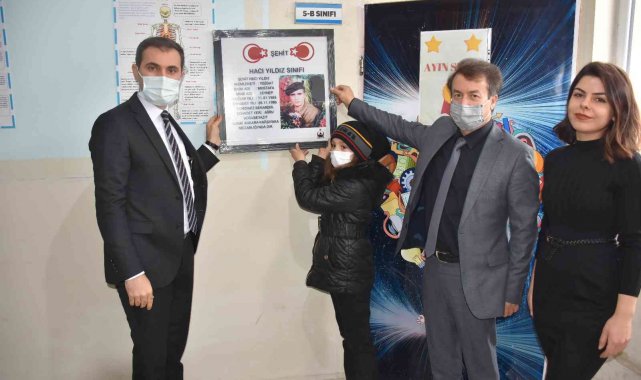 Şehitlerin isimleri okul sınıflarına verilecek