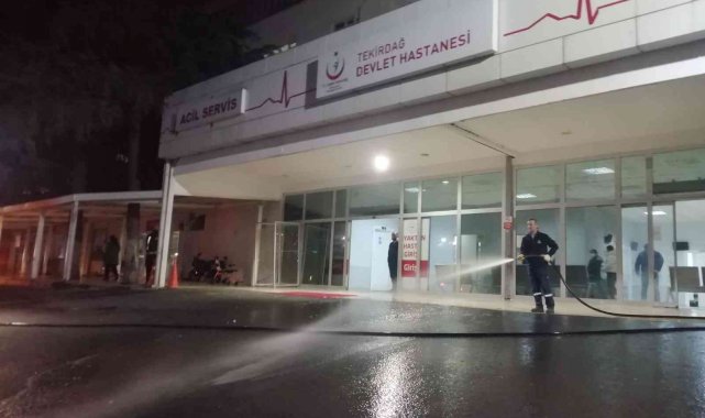 Şehri baştan aşağıya dezenfekte ettiler