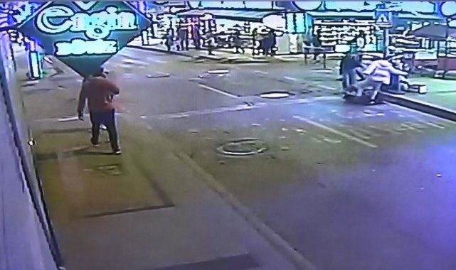 Şehrin göbeğinde böyle dehşet saçtılar