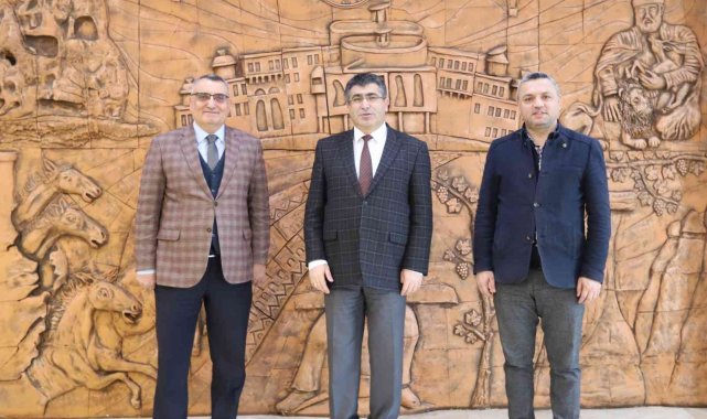 Seyrani İpek'ten NEVÜ Rektörü Prof. Dr. Semih Aktekin'e Ziyaret