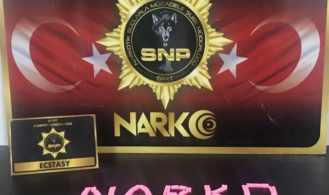 Siirt&#039;te 195 adet uyuşturucu hap ele geçirildi