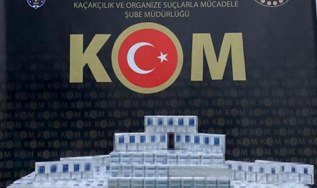 Siirt&#039;te bin 500 paket kaçak sigara ele geçirildi