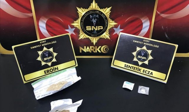 Siirt&#039;te bir şahıs üzerinde uyuşturucu madde ele geçirildi