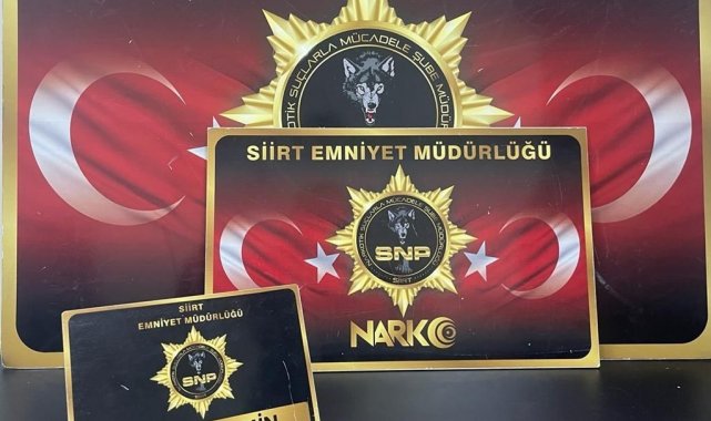Siirt&#039;te bir şahıs üzerinde uyuşturucu madde ele geçirildi
