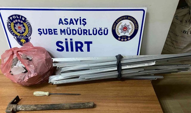 Siirt'te hırsızlık zanlısı suçüstü yakalandı
