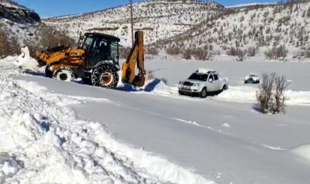 Siirt&#039;te karda mahsur kalan 2 hasta kurtarıldı