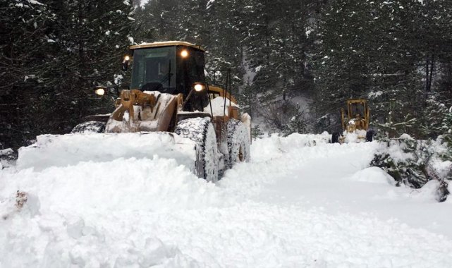 Sinop'ta kar esareti azalıyor