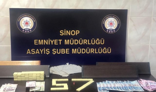 Sinop&#039;ta kumar operasyonu