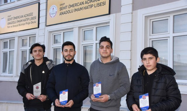 Sinoplu hafızlar 4 dalda 4 derece kazandı