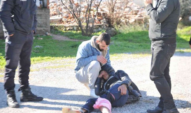 Sokakta yürürken motosikletli kişilerin saldırısına uğradı