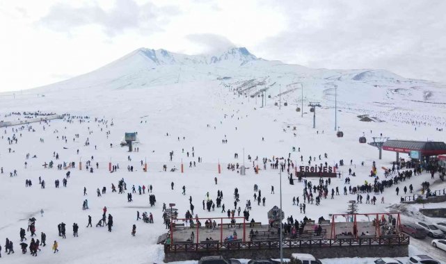 Sömestir tatili için Erciyes'e yoğun talep