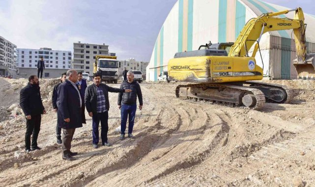 Soylu sahada devam eden çalışmaları yerinde inceledi