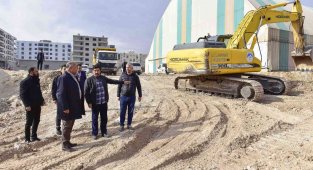 Soylu sahada devam eden çalışmaları yerinde inceledi