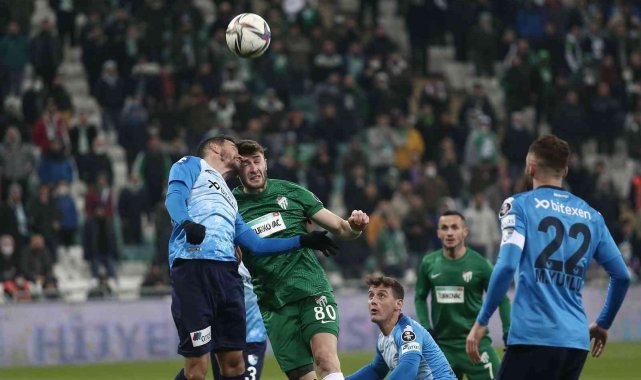 Spor Toto 1. Lig: Bursaspor: 0 - Büyükşehir Belediye Erzurumspor: 0