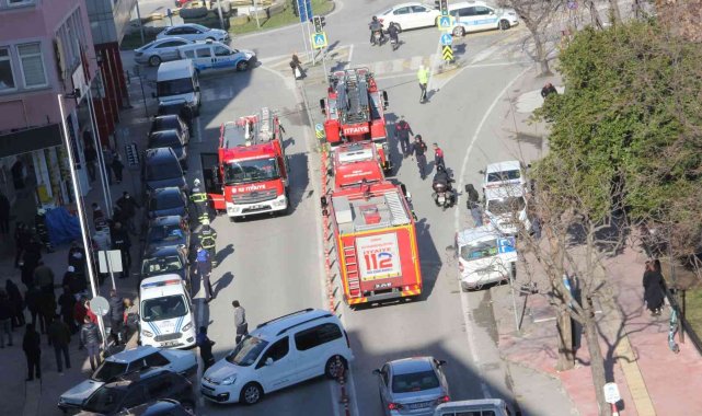 Su buharına yapılan 'yangın' ihbarı itfaiyeyi de şaşırttı