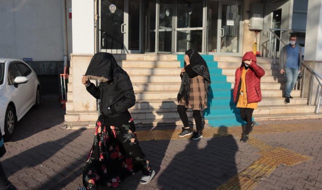 Suçüstü yakalanan 3 kişiden biri tutuklandı