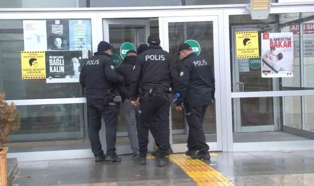 Suçüstü yapılan kablo hırsızı gözaltına alındı