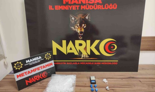 Şüpheli şahsın üzerinden metamfetamin çıktı