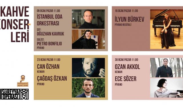 Süreyya Operası'nda kahve konserleri