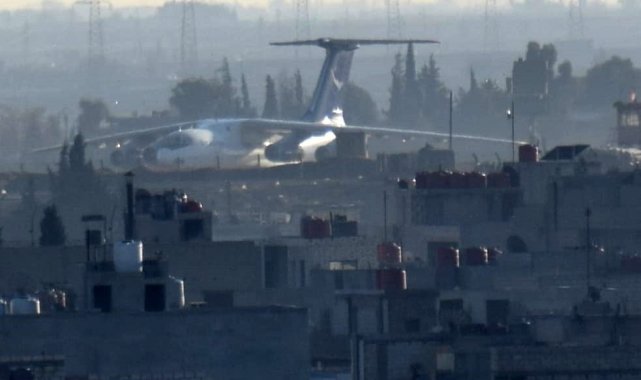 Suriye&#039;nin Kamışlı kenti havaalanına Esat&#039;a ait Rus yapımı kargo uçağı indi