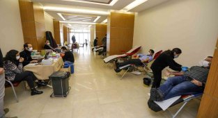 Talas çalışanları kan verdi