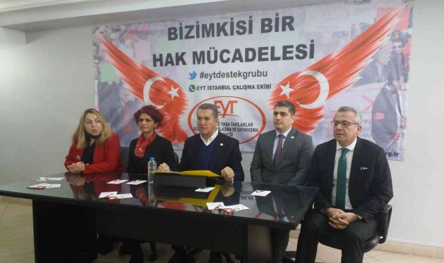 TDP Genel Başkanı Sarıgül, EYT Federasyonu üyeleriyle bir araya geldi