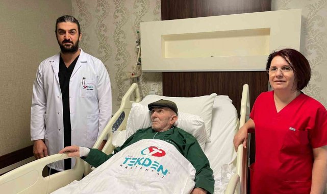 Tedavi olmak için Aydın'dan Tekden Hastanesi'ne geldi