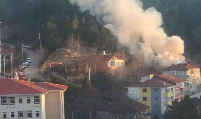 Tek katlı ev alevlere teslim oldu