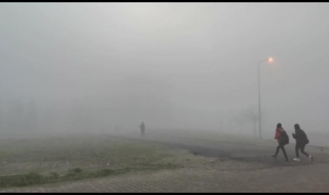 Tekirdağ&#039;da yoğun sis etkili oluyor