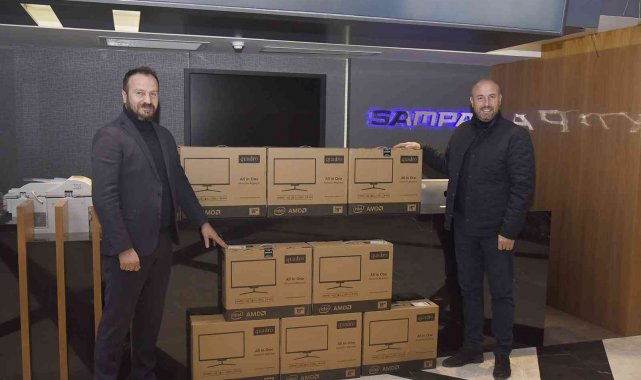 Tekkeköy Belediyesinden eğitime örnek destek