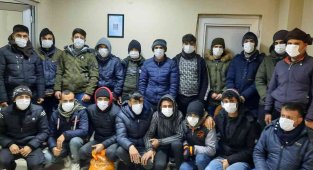 TEM'de durdurulan araçtan 21 kaçak göçmen çıktı