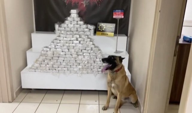 TEM'de yolcu otobüsünde 98 kilo uyuşturucu ele geçirildi