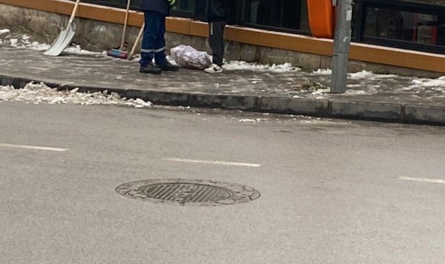 Temizlik görevlisinin hareketi yürekleri ısıttı