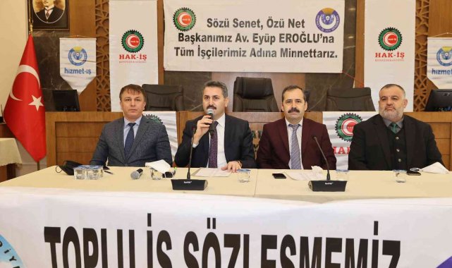 Tokat&#039;ta Belediyesinde toplu iş sözleşmesi imzalandı