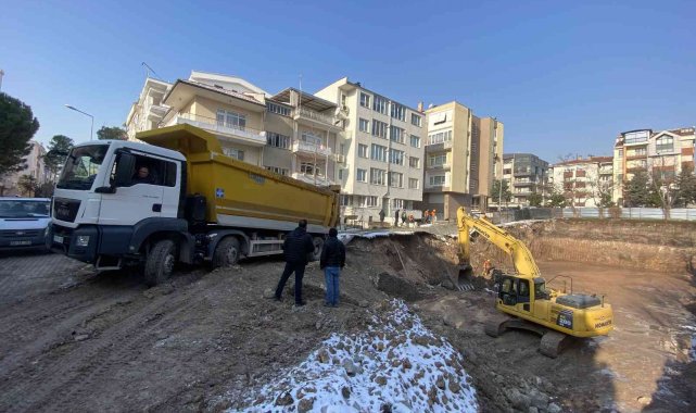 Toprak kaymasında hasar yok