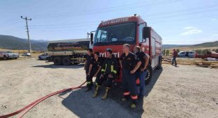 Tosya İtfaiyesi 2021 yılında 352 olaya müdahale etti