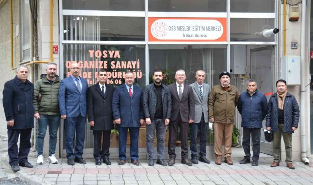 Tosya OSB'de mesleki eğitim irtibat bürosu açıldı