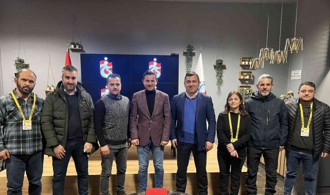 Trabzonspor Yönetim Kurulu Üyesi Şemsetdin Hancı'dan TSYD Trabzon Şubesi'ne ziyaret