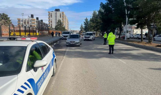 Trafik ekipleri denetim yaptı