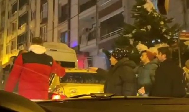 Trafikte korna çaldı, başına gelmeyen kalmadı