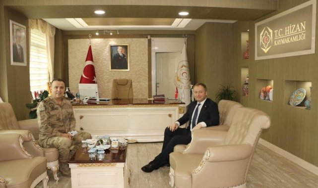 Tuğgeneral Güven'den Kaymakam Yelek'e ziyaret