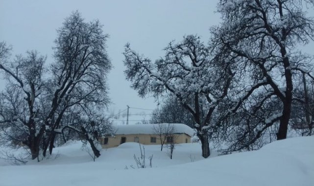 Tunceli'de 151 köy yolunda karla mücadele sürüyor