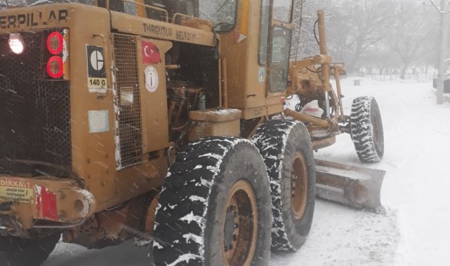 Turgutlu Belediyesinden yoğun kar mesaisi