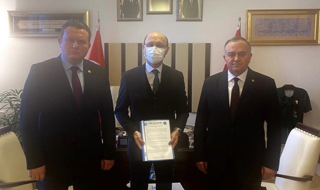 Türk Eğitim-Sen Genel Başkanı Geylan'dan, MHP Grup Başkanvekillerine ziyaret