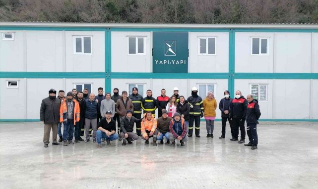 Türkeli&#039;de yangın tatbikatı