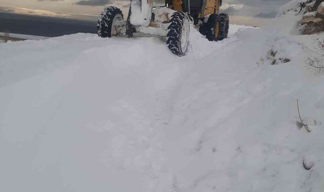 Tuşba'da karla mücadele çalışmaları aralıksız sürüyor